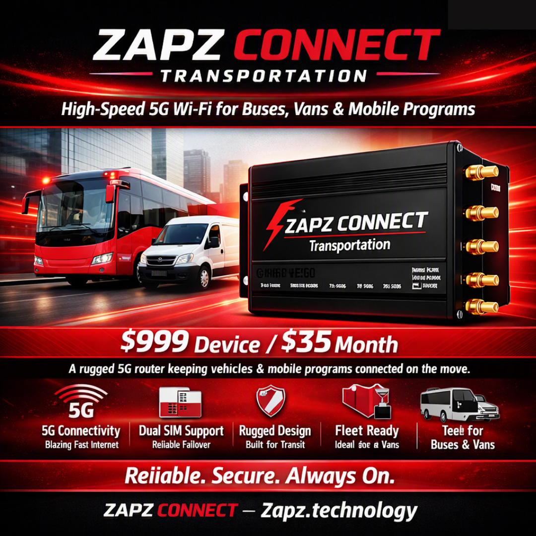 ZAPZ Vehicle Internet